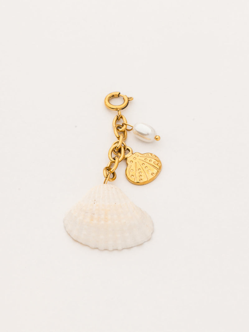 Pendentif coquillage + perle